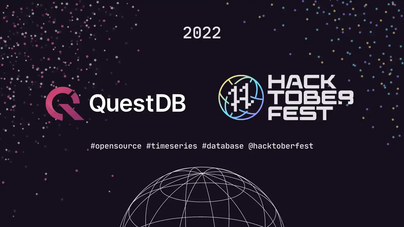 Banner for blog post "Join Hacktoberfest 2022 and contribute to QuestDB!"