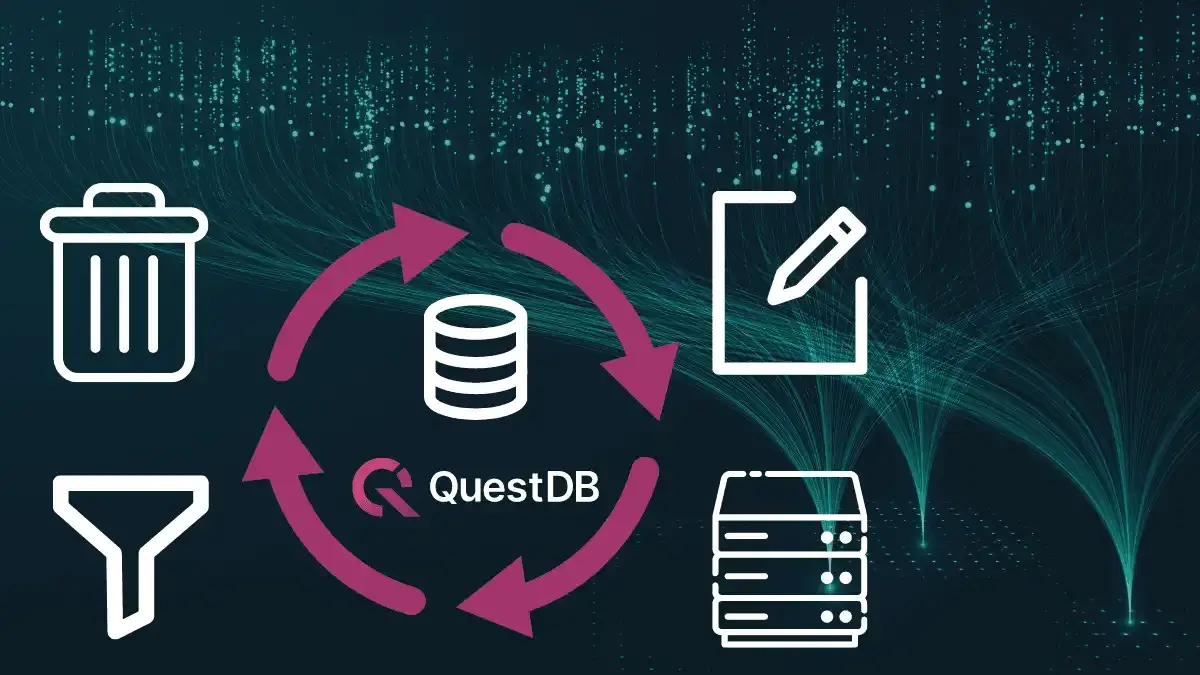 Banner for blog post "Data Lifecycle with QuestDB"