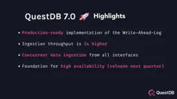 Banner for blog post "QuestDB 7.0 Release"