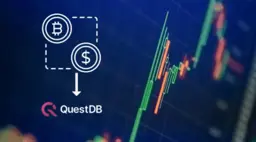 Banner for blog post "Ingesting Financial Tick Data Using a Time-Series Database"