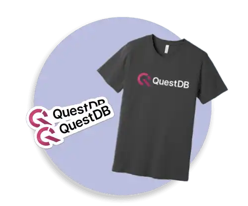 QuestDB swag at Hacktoberfest 2024