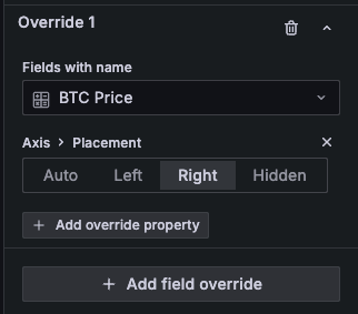 Axis Placement Override